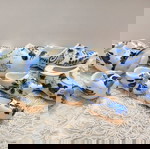  Vintage σετ 9 τεμαχίων.  Σταχτοδοχείο-Σαμπό Delft Blue Hand Painted Holland