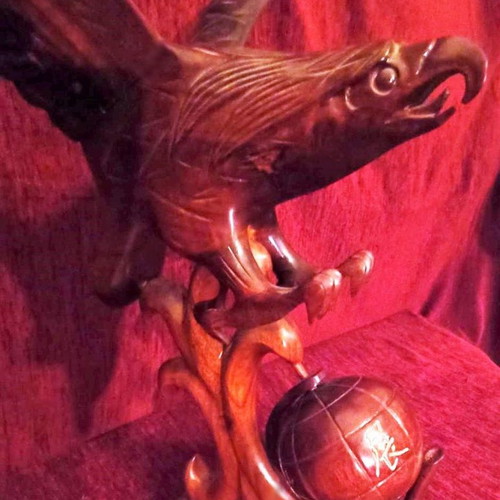 Handmade eagle from luxury wood like new