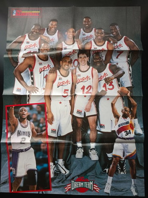 Γιγαντοαφίσα Usa Dream Team II σαν καινούργιο