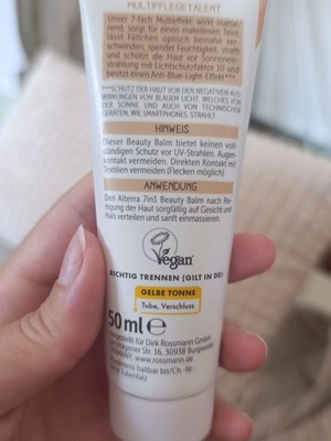 Alterra Naturkosmetik 7in1 Beauty Balm SPF 10, medium skin tone