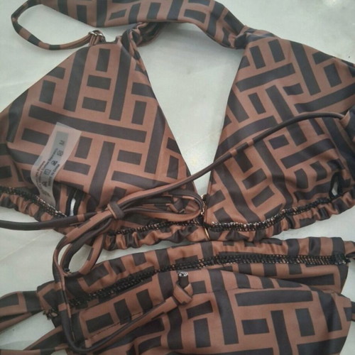 Shein swimsuit like new, black and brown, size M