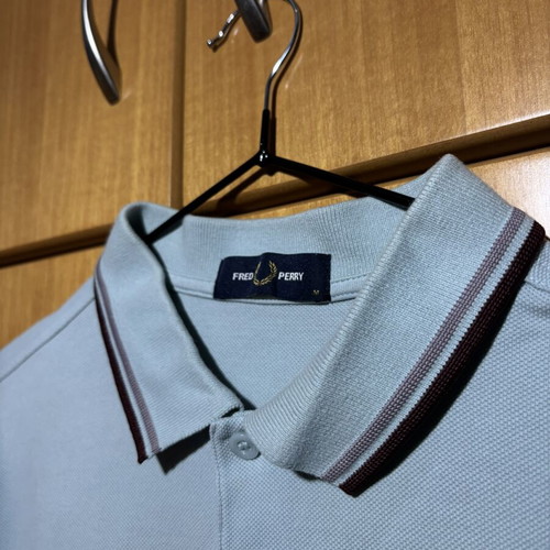 Fred Perry Polo T-shirt light blue size M like new
