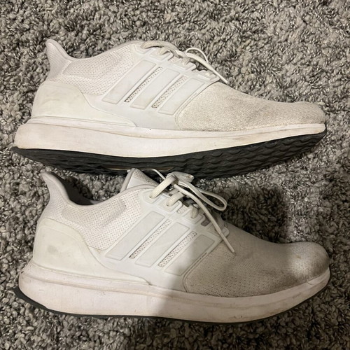 Adidas athletic shoes used, size 44.5, white
