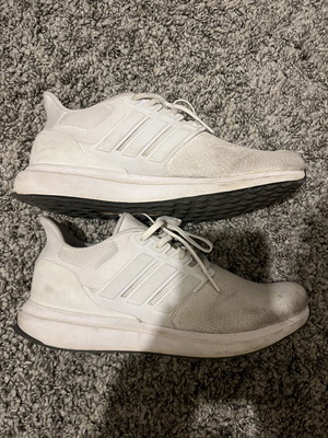 Adidas athletic shoes used, size 44.5, white