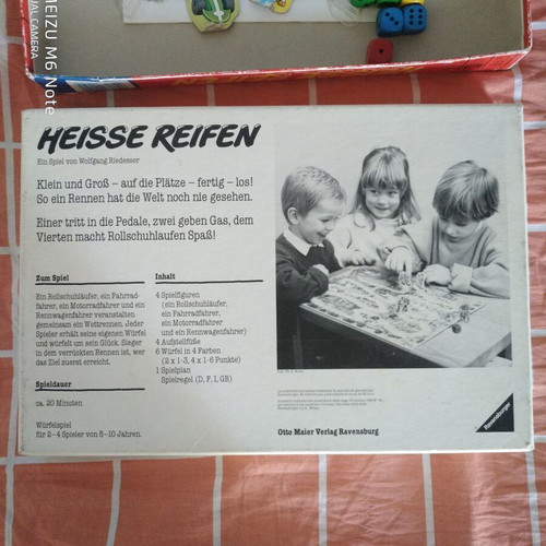Heisse Reifen 1988 Ravensburger board game new