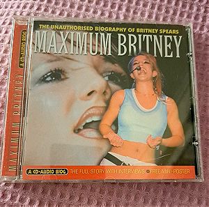 BRITNEY SPEARS- MAXIMUM BRITNEY CD INTERVIEW BIOGRAPHY + POSTER