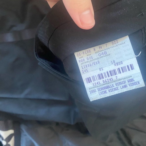 Men's black suit pants like new, size 48