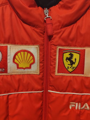 Ferrari vest 2002-2004, like new, size S, red, Fila