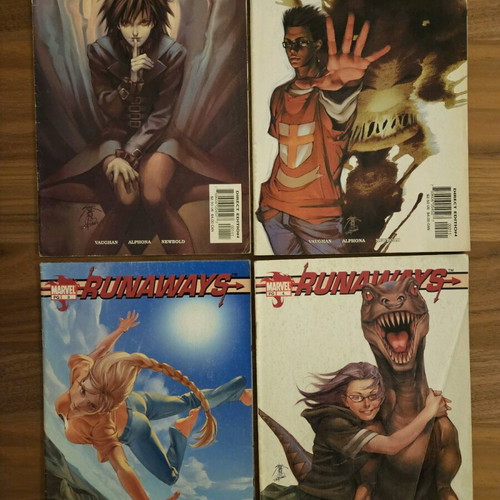 Marvel Runaways issues 1-4 used, 2003, English