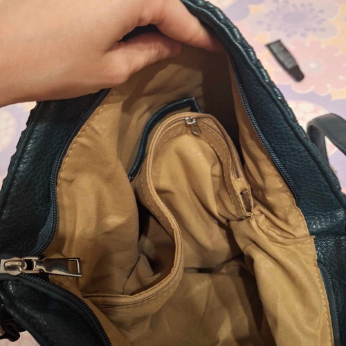 Shoulder bag dual-use dark green like new