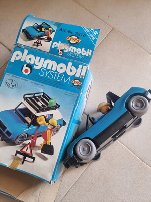 Playmobil Lyra 3210 SUV Car vintage set used, made in Greece