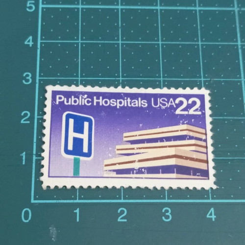 United States stamp 1986 Public Hospitals like new