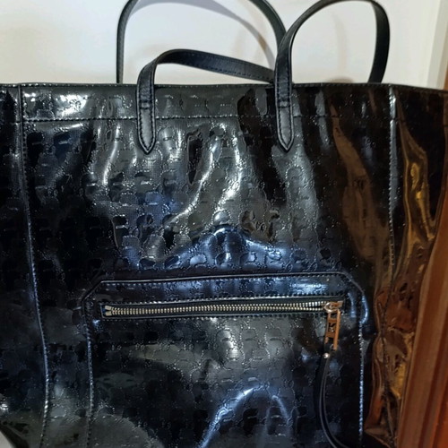 Karl Lagerfeld shoulder bag black patent leather like new