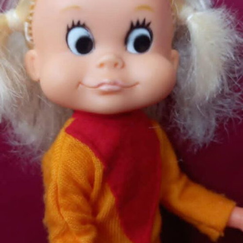Vintage Lilly "Sport Billy" doll used, Greek made LYRA 80s