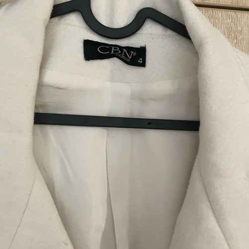 White women's outerwear jacket