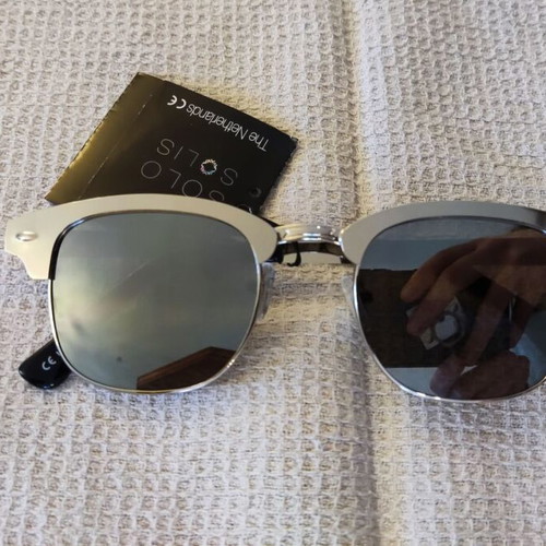 Solo-Solis NDL1942 sunglasses new with silver finish