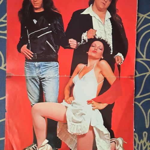 Meat Loaf collectible poster used, vintage 1970s-1980s