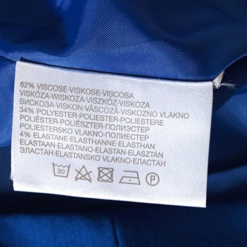 Blue tailored jacket like new, fits Medium and Large