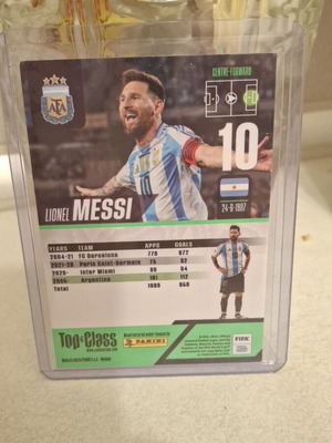 Lionel Messi Masterclass Panini card