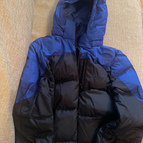 Ralph Lauren kids jacket used, blue and black, age 7-8