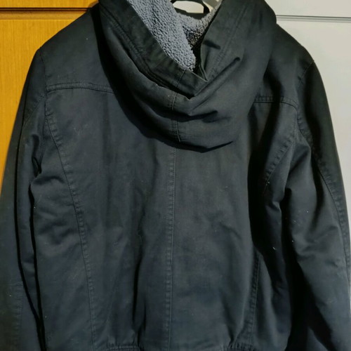 Bomber thick jacket Attrattivo like new, black, 100% cotton