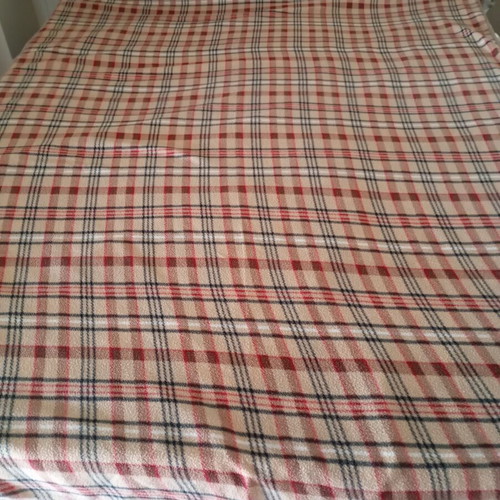 Plaid Semi-Double Blanket 140x190 like new