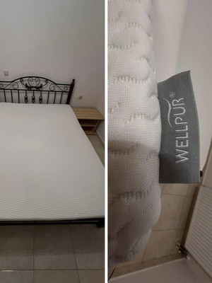 Mattress topper αφρός πολυαιθέρα σαν καινούργιο, μέγεθος 140x200x4cm