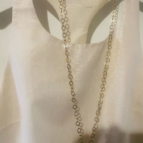 Mini dress vintage Kate Moss Topshop beige with gold thread like new, size M
