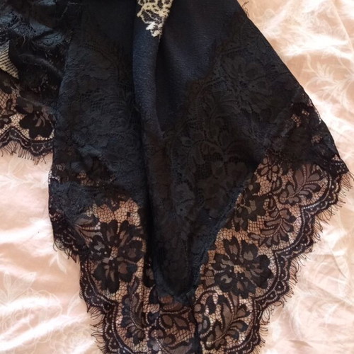 long jacket with lace