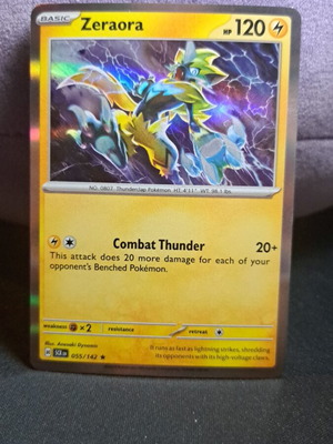 Zeraora Pokémon Stellar Crown card new