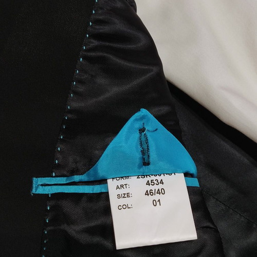 Black Evening Jacket like new, size 46/40 with shirt and 2 ties gift