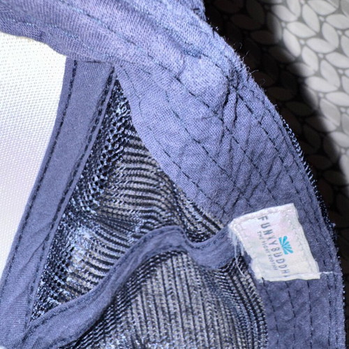 Funky Buddha hat dark blue like new with logo