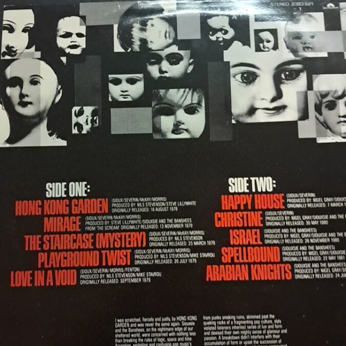Once Upon a Time The Singles Siouxsie & Banshees vinyl used, like new