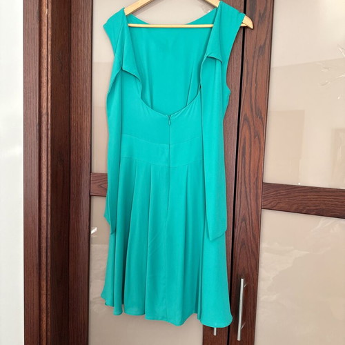 Anna Riska dress like new, green, open back with neck tie