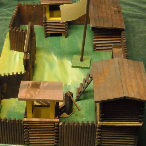 Fortress antique "FORT- MARSHALS" wooden new Greek made Toy-Land No742