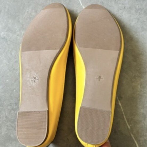 Ballerina shoes like new, yellow, size 38