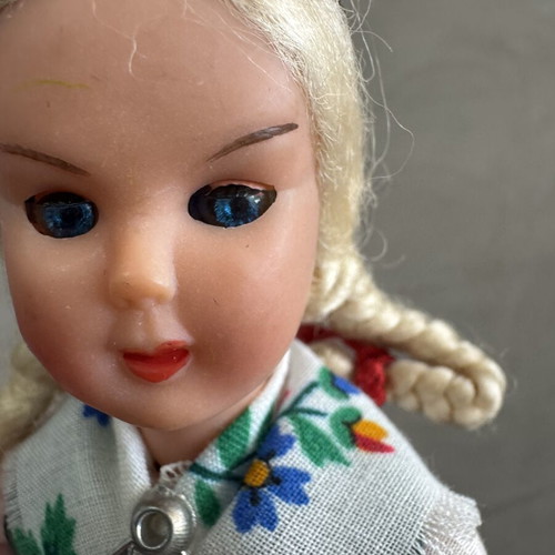 Vintage doll used in good condition