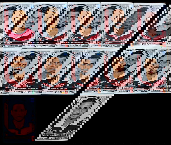ΑΕΛ PANINI -11- ΧΑΡΤΑΚΙΑ ΛΑΡΙΣΑ SUPER LEAGUE 2016-17