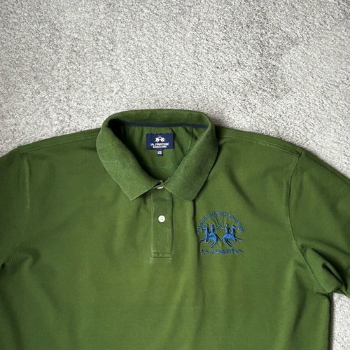 La Martina Polo t-shirt used, size XXL, green