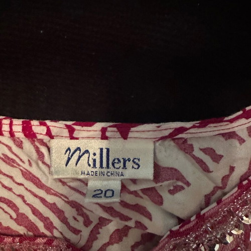 Millers Womens Top size 20 like new, red