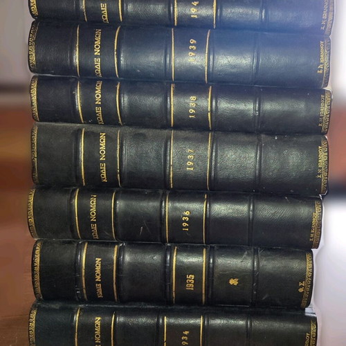 7 legal books Kodix Nomon 1934'-40' used