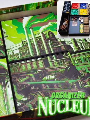 Nucleum Board Game Organizer new, fits sleeved cards