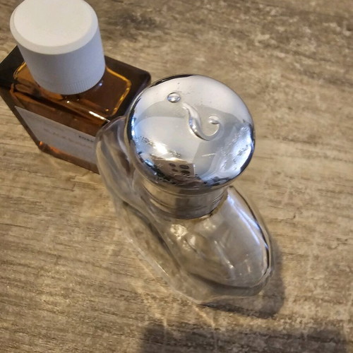 Perfume bottles used for Boss Moschino Korres collection empty