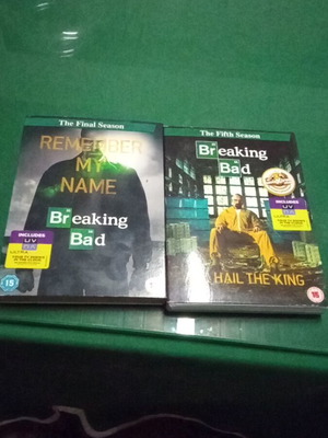 Breaking Bad Τελευταία σεζόν και Πέμπτη σεζόν DVD, αγγλικοί υπότιτλοι