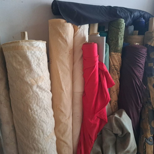 Classic fabrics like new, various colors by the meter or all together
