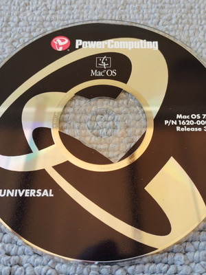 Collector's Power Computing MacOS 7.6 Universal CD-ROM like new