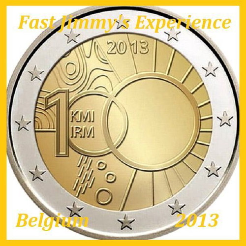 2013 Belgium Commemorative 2 Euro Coin Royal Meteorological Institute UNC