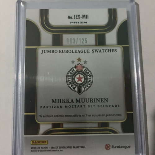 Miikka Muurinen Patch new, limited edition 125