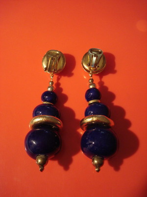 Vintage clip-on earrings used