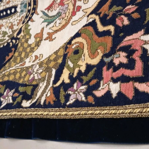 Handmade complete table runner blue color new